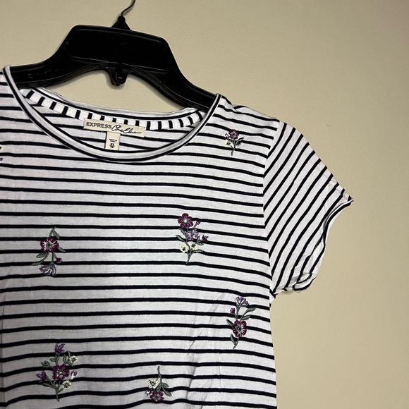 Express striped embroidered shirt - Picture 3 of 5